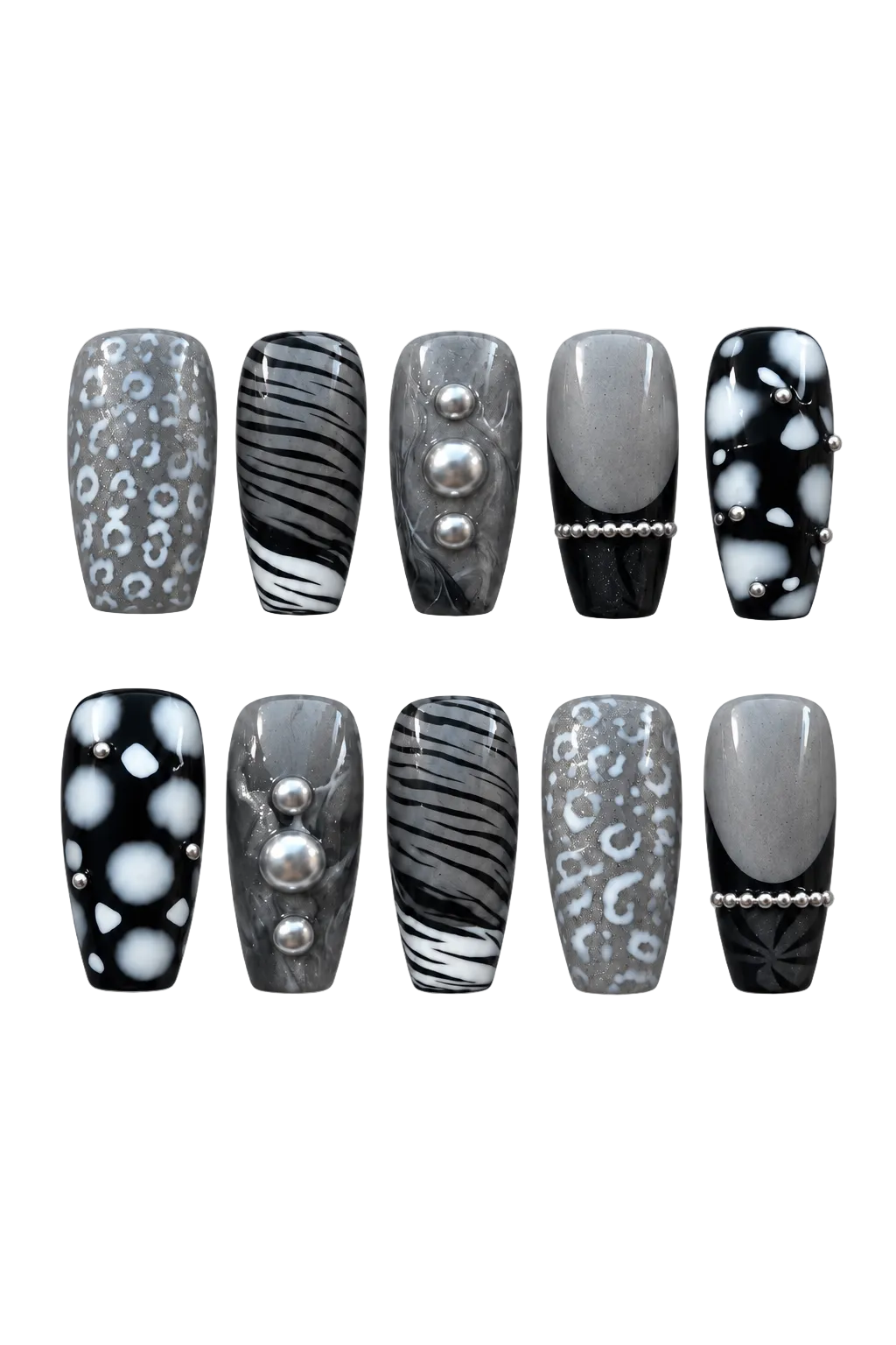 SILVER INSTINCT reusable gel press-on nails, product view 9