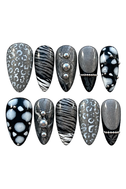 SILVER INSTINCT reusable gel press-on nails, product view 4