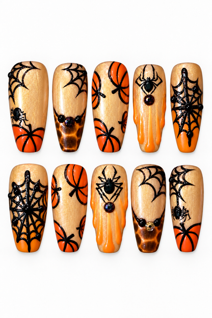 PUMPKIN VENOM reusable gel press-on nails, product view 8