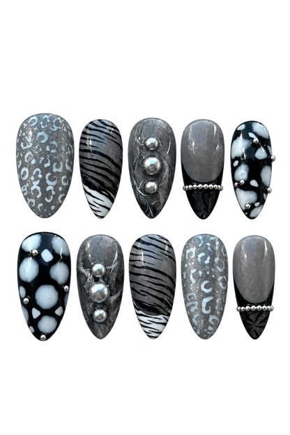 SILVER INSTINCT reusable gel press-on nails, product view 5