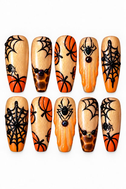 PUMPKIN VENOM reusable gel press-on nails, product view 9