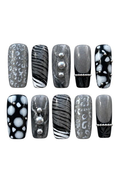 SILVER INSTINCT reusable gel press-on nails, product view 6