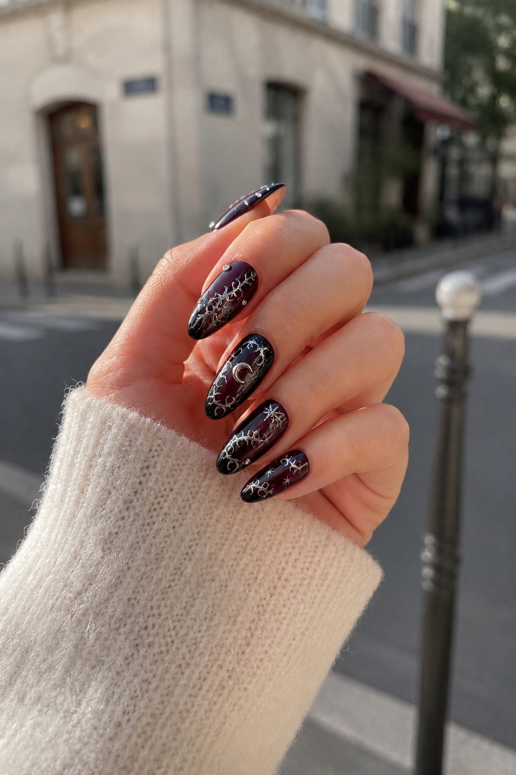Noria Nails DARK MOON RITUAL luxury press-on nails - 8